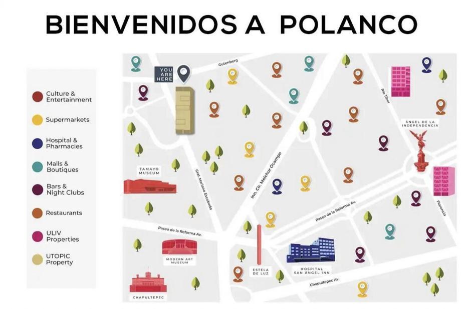 Hotel Pm Polanco Cidade do México Exterior foto